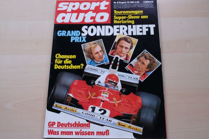 Deckblatt Sport Auto (08/1975)